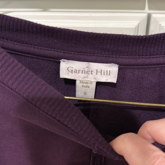 Garnet Hill ~ Sweatshirt in Purple Ombre size small - Picture 2 of 3